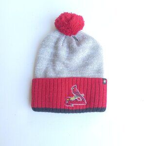 '47 Brand MLB St. Louis Cardinals STL Pom Cuff Beanie One Size Unisex Cap NWOT
